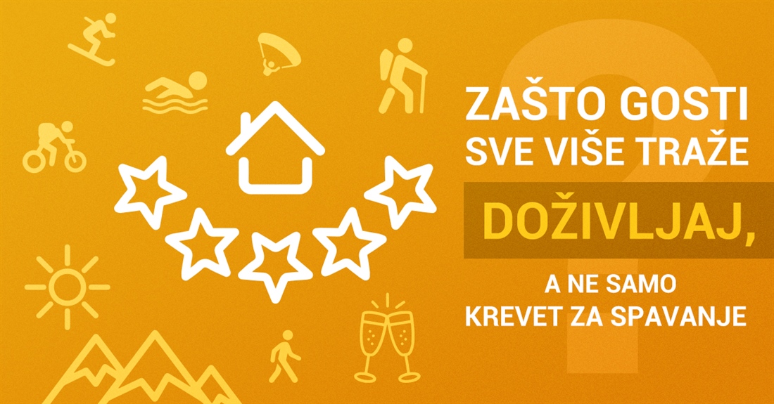 Zašto gosti sve više traže “doživljaj”, a ne samo krevet za spavanje – i zašto to trebate pokazati na svojoj web stranici
