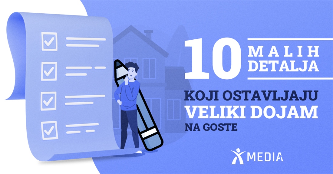 Savjeti za iznajmljivače - 10 malih detalja koji ostavljaju veliki dojam na goste