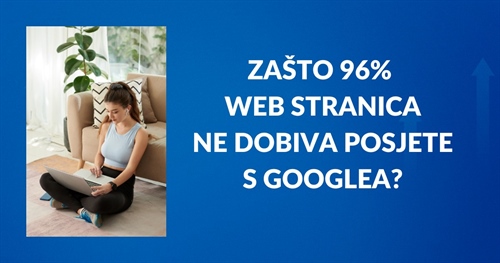 96% web stranica ne dobiva posjete s Googlea